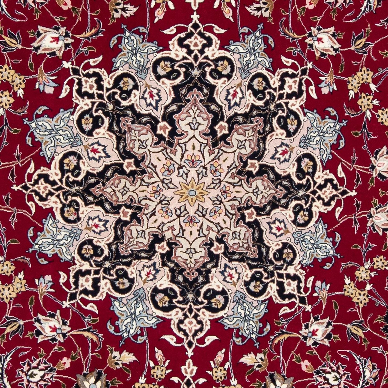 Tapis persan - Tabriz - Royal - 318 x 205 cm - rouge foncé