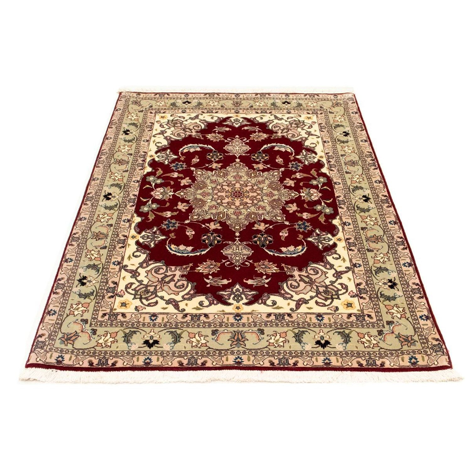 Tapis persan - Tabriz - Royal - 150 x 99 cm - rouge