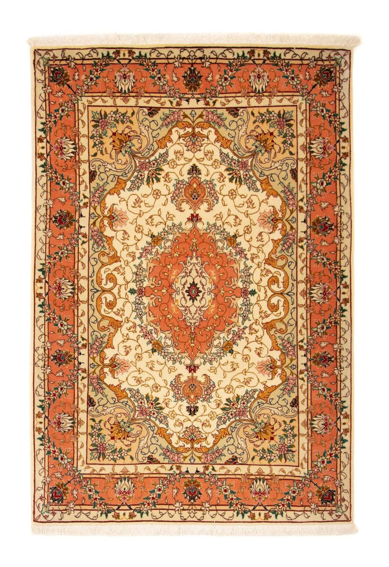 Tapis persan - Tabriz - Royal - 153 x 102 cm - beige