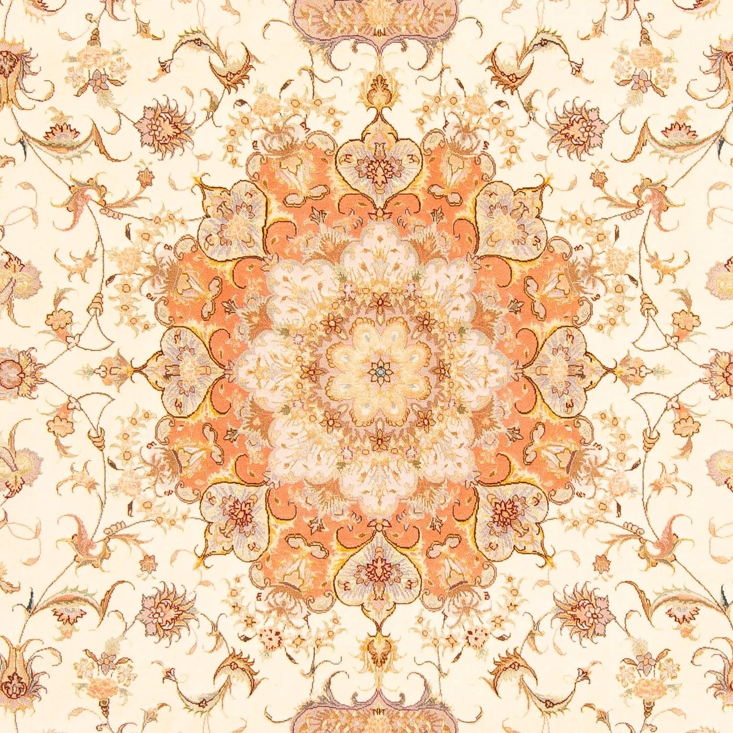Tapis persan - Tabriz - 303 x 199 cm - beige