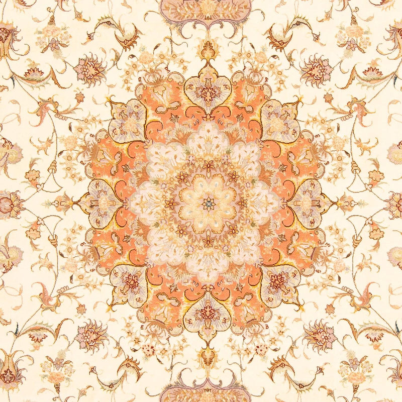 Tapis persan - Tabriz - 303 x 199 cm - beige