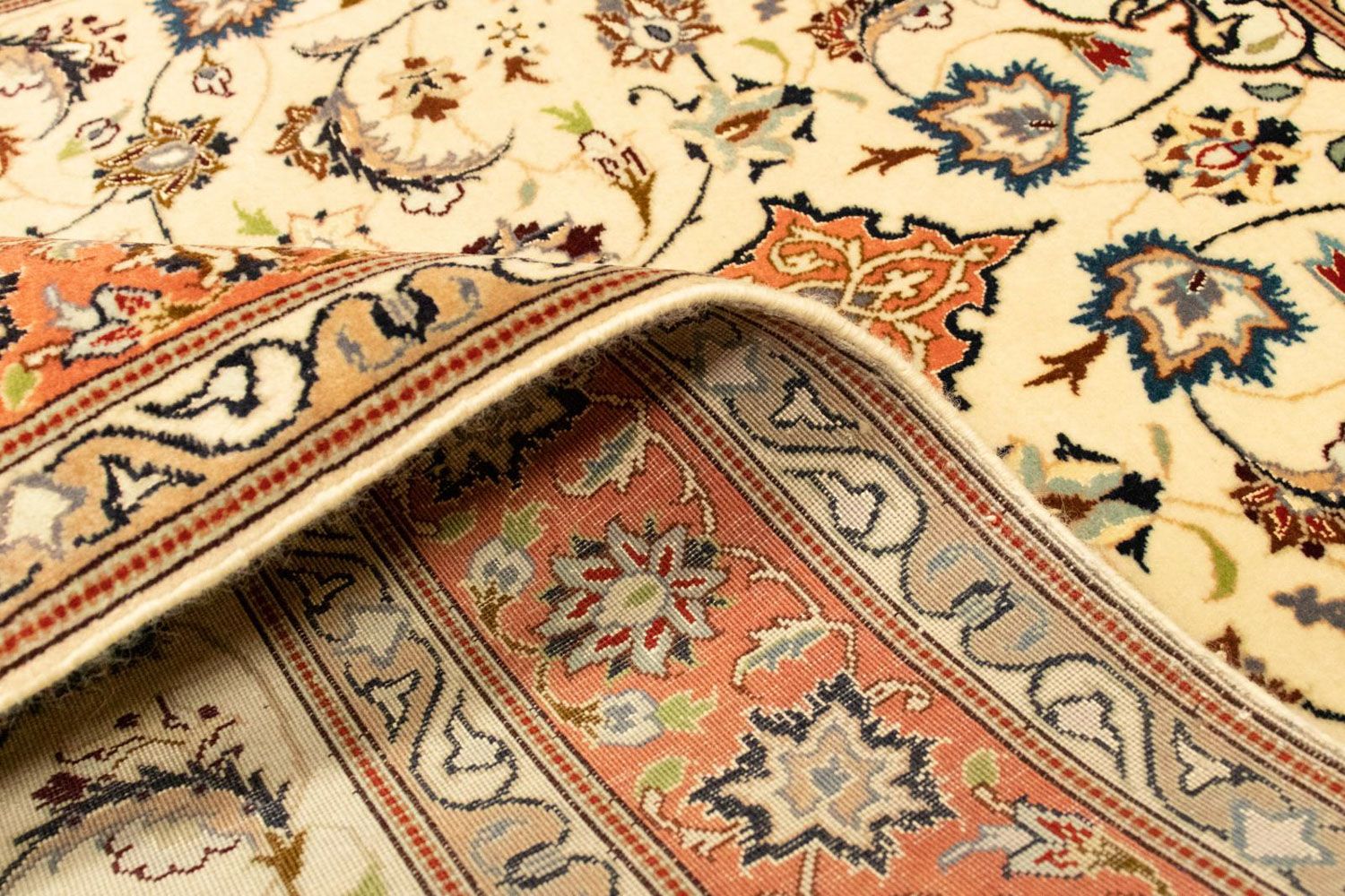 Tapis persan - Tabriz - Royal - 151 x 102 cm - beige
