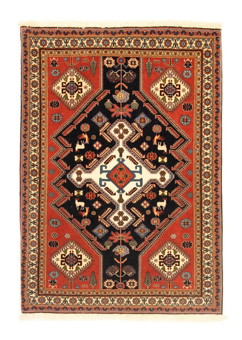 Tapis persan - Nomadic - 152 x 113 cm - bleu foncé