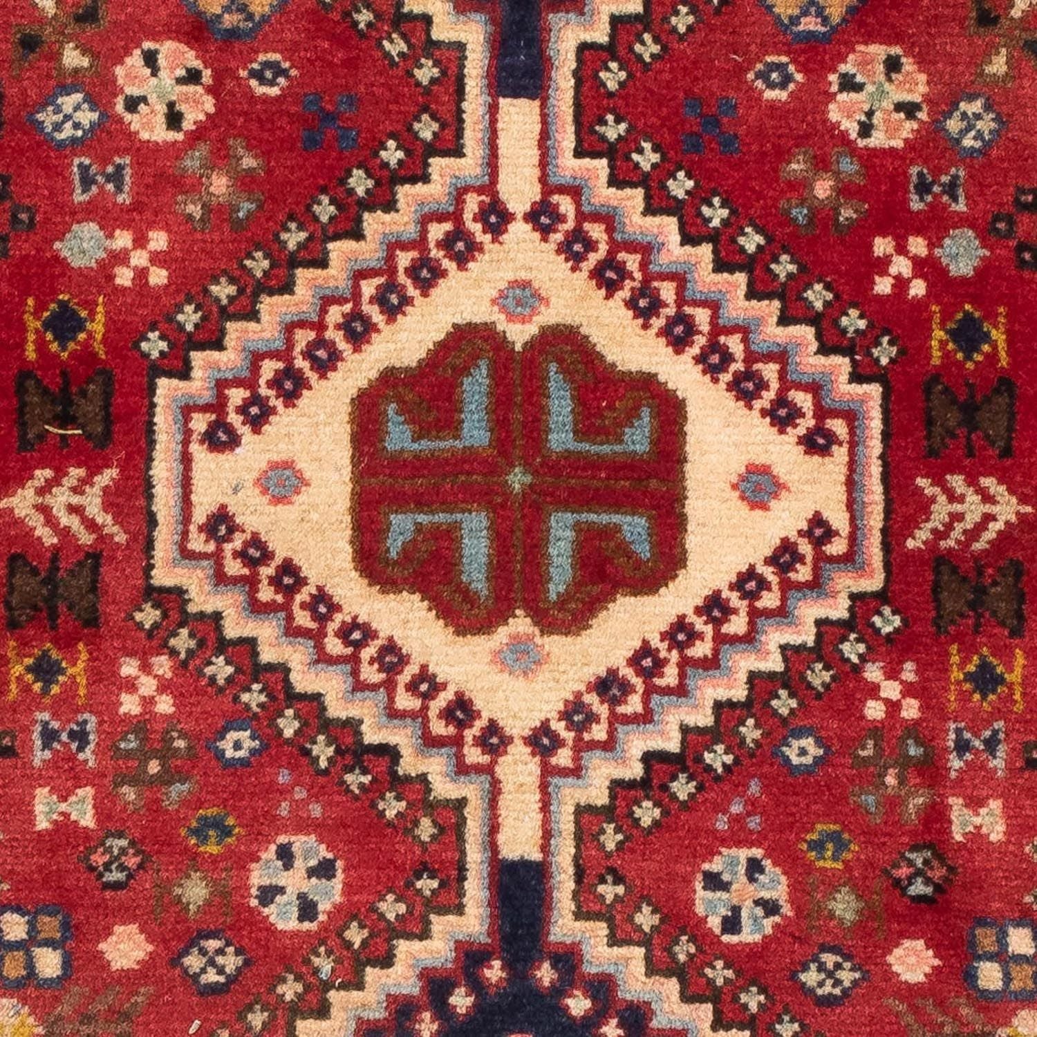 Tapis persan - Nomadic - 125 x 80 cm - rouge