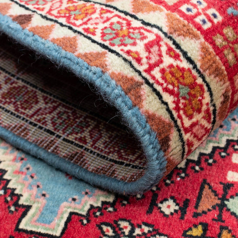 Tapis persan - Nomadic - 124 x 80 cm - rouge clair