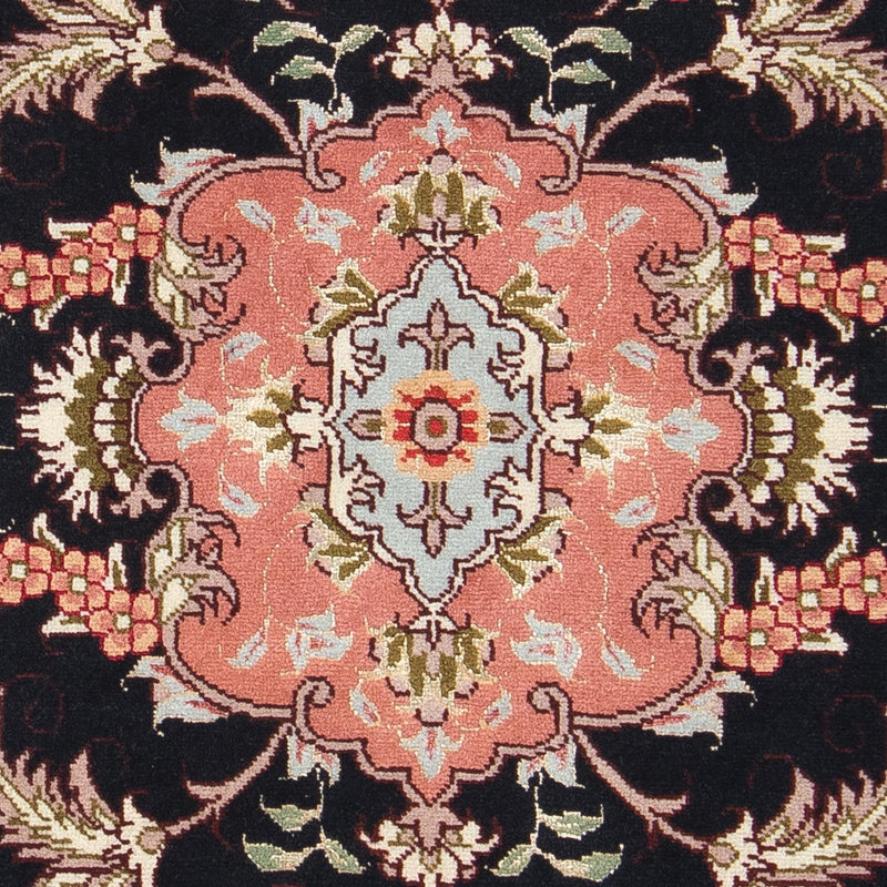 Tapis persan - Tabriz - Royal - 90 x 60 cm - bleu foncé
