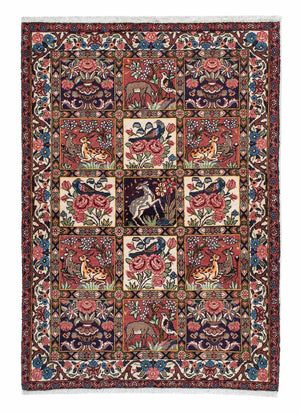 Tapis persan - Nomadic - 153 x 105 cm - rouge clair