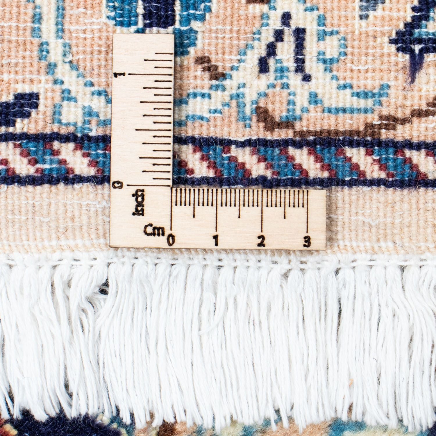 Tapis persan - Nain - Royal - 308 x 197 cm - bleu foncé