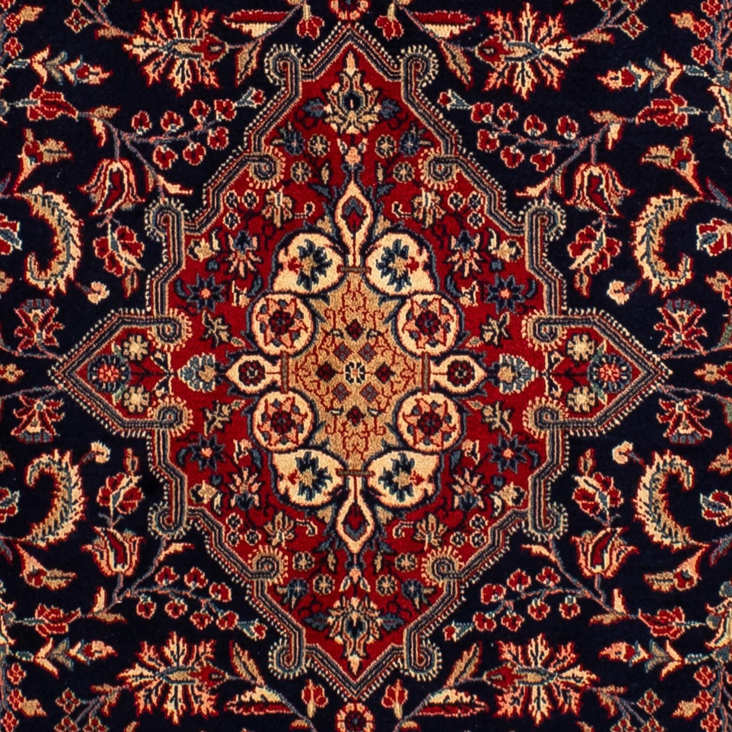 Tapis persan - Nomadic - 310 x 207 cm - bleu foncé