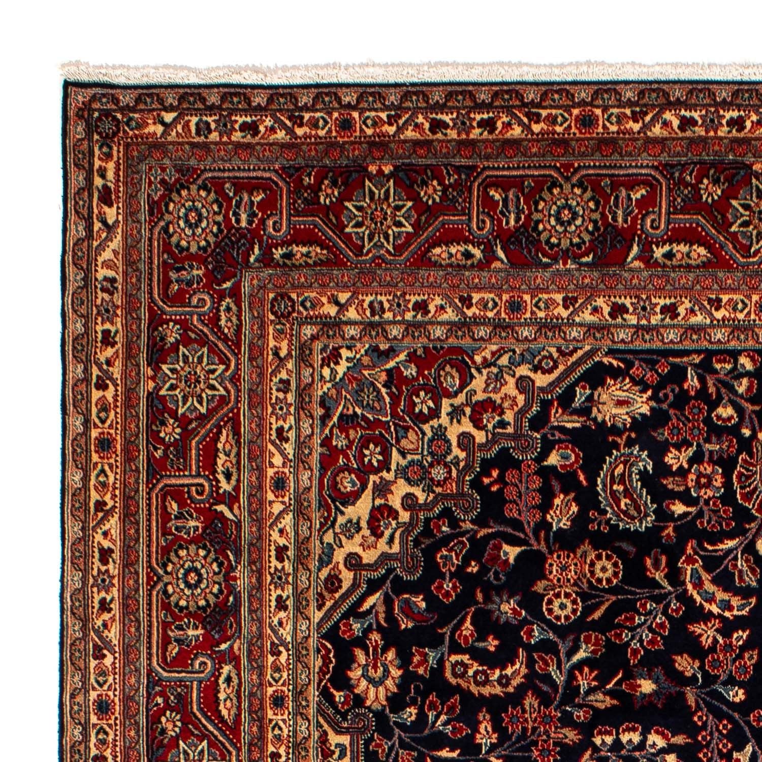 Tapis persan - Nomadic - 310 x 207 cm - bleu foncé