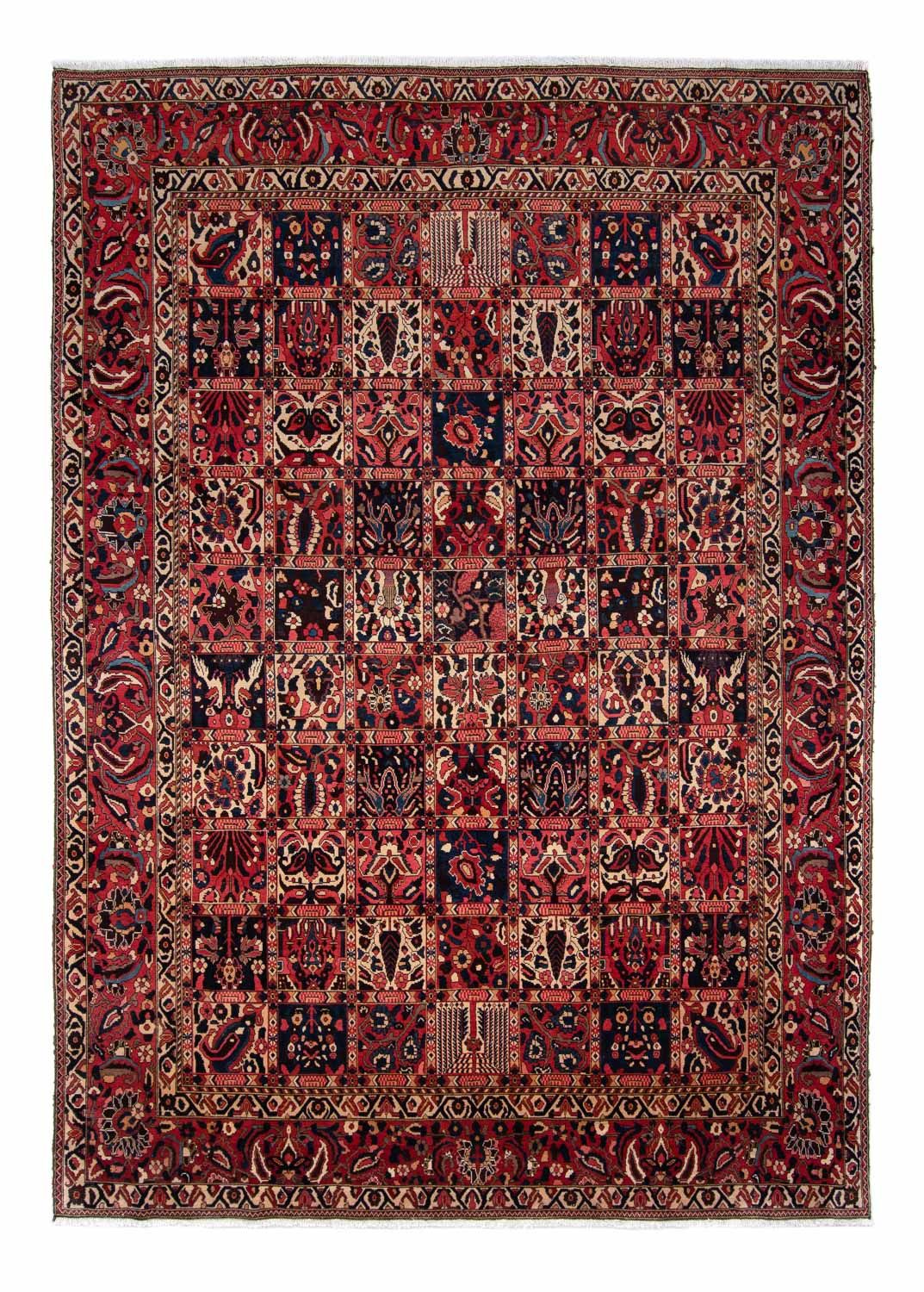 Tapis persan - Nomadic - 358 x 261 cm - rouge foncé