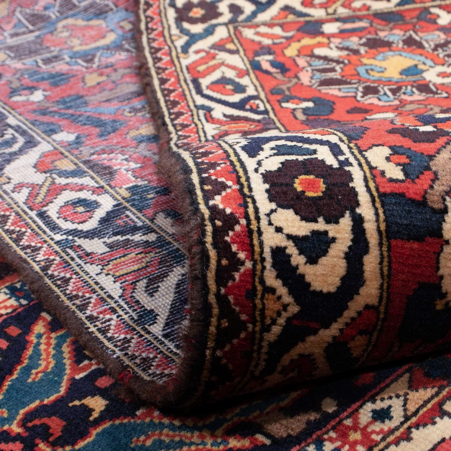 Tapis persan - Nomadic - 358 x 261 cm - rouge foncé