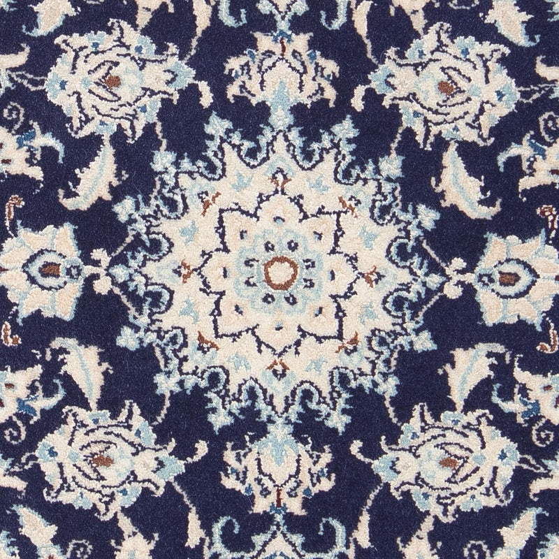 Tapis persan - Nain - Royal - 85 x 55 cm - bleu foncé