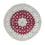 Tapis persan - Nain ronde  - 290 x 290 cm - rouge foncé