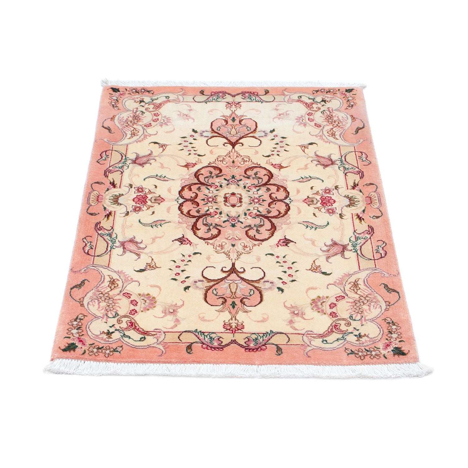 Tapis persan - Tabriz - Royal - 90 x 60 cm - beige