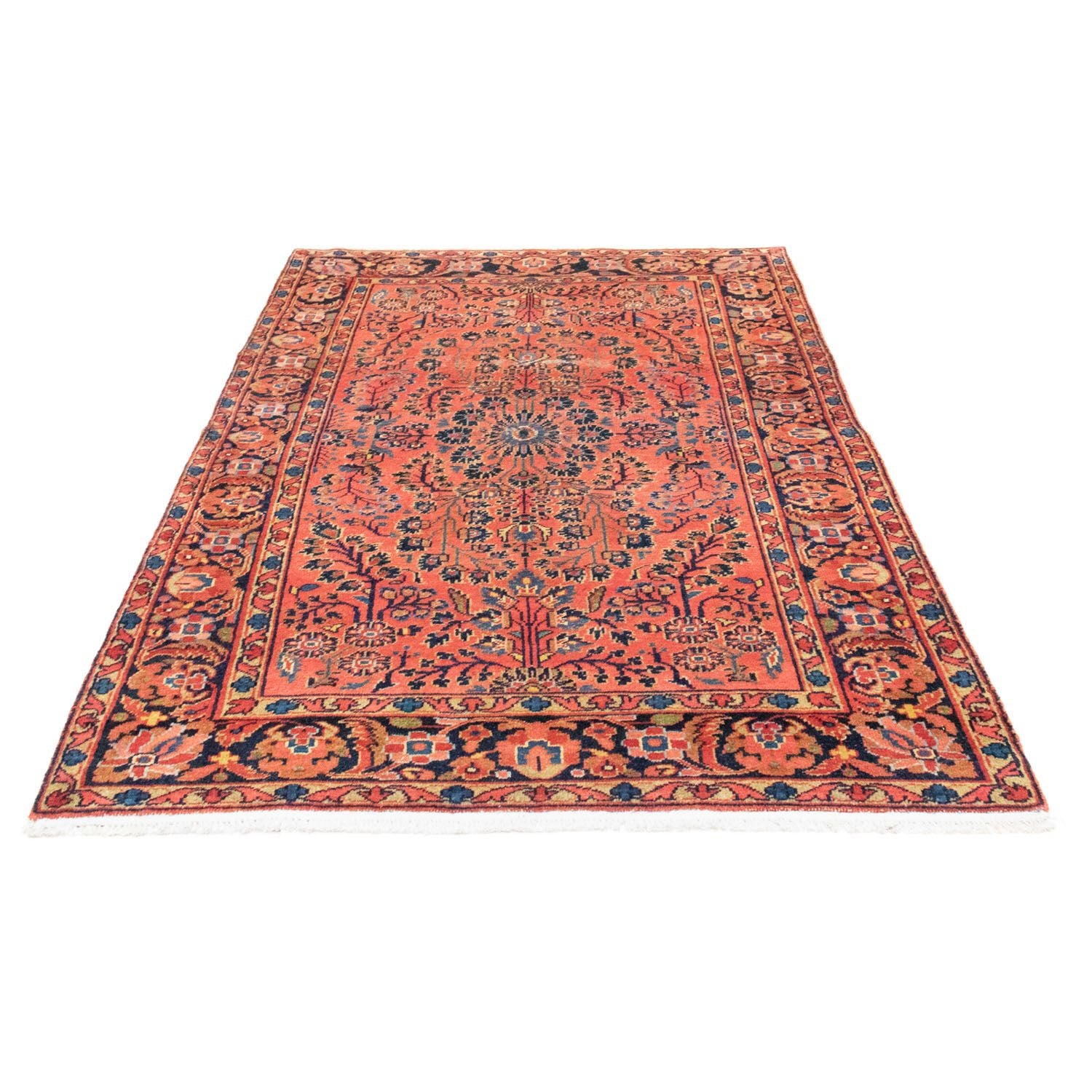 Tapis persan - Classique - 202 x 124 cm - rouge clair