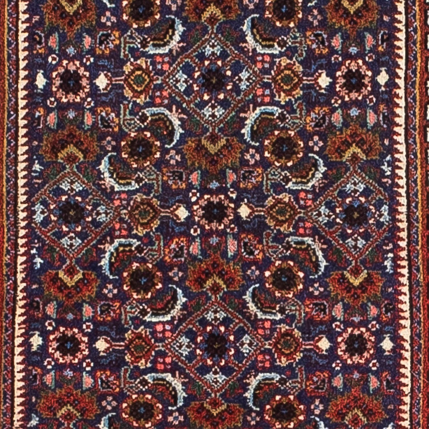 Tapis persan - Bidjar - 197 x 133 cm - multicolore