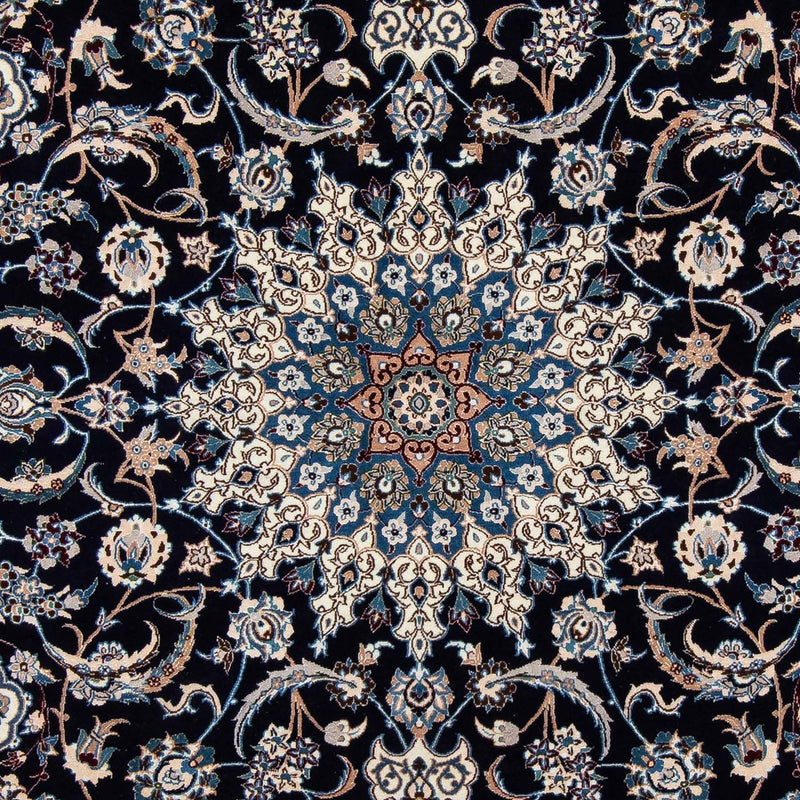 Tapis persan - Nain - Royal - 302 x 203 cm - noir