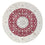Tapis persan - Nain ronde  - 295 x 295 cm - rouge foncé