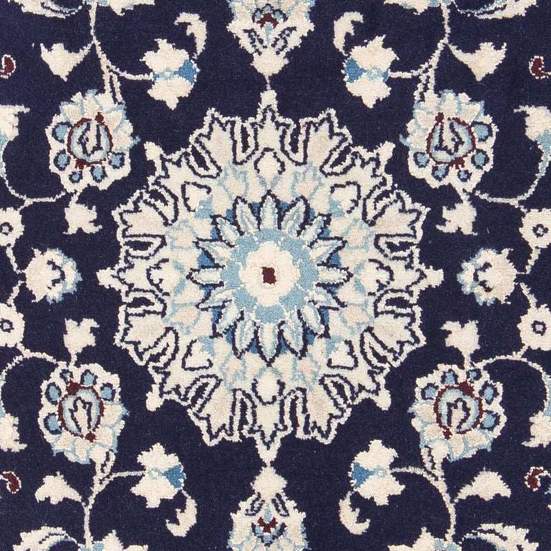 Tapis persan - Nain - Royal - 87 x 60 cm - bleu foncé
