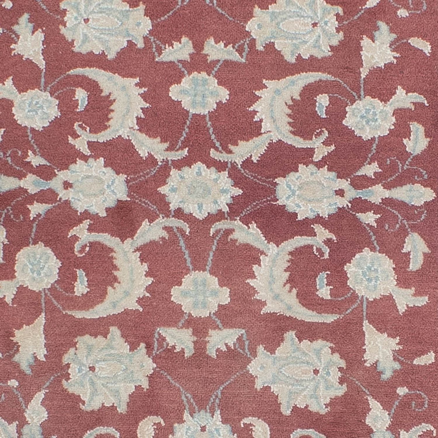 Tapis de couloir Tapis persan - Nain - 297 x 77 cm - rouge foncé