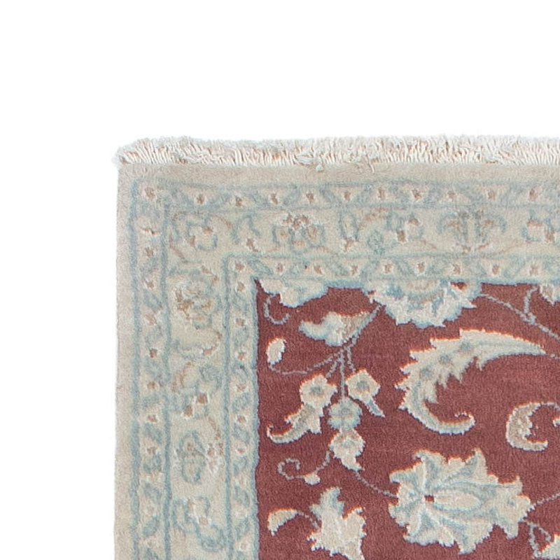 Tapis de couloir Tapis persan - Nain - 297 x 77 cm - rouge foncé