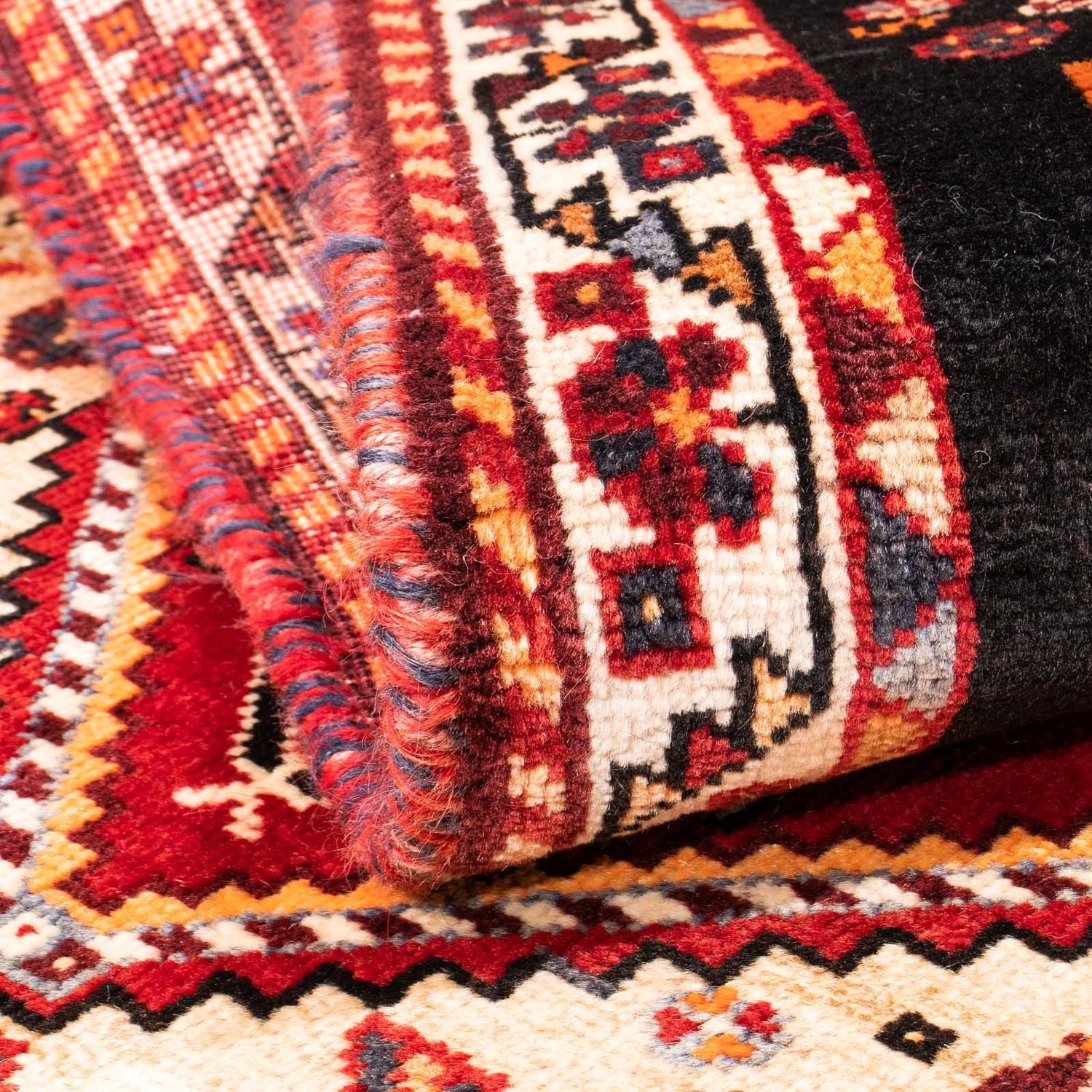 Tapis persan - Nomadic - 160 x 85 cm - beige
