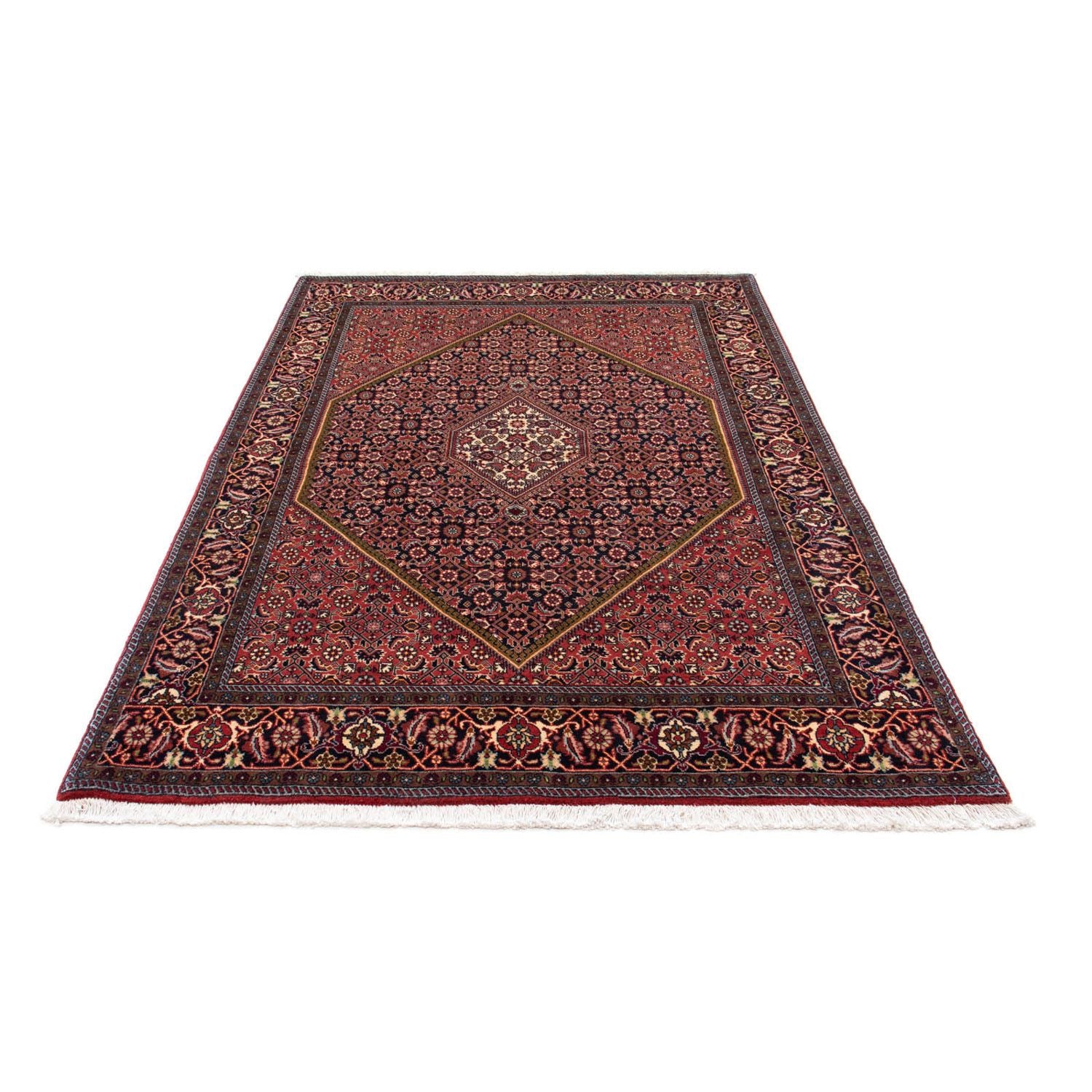 Tapis persan - Bidjar - 215 x 137 cm - rouge