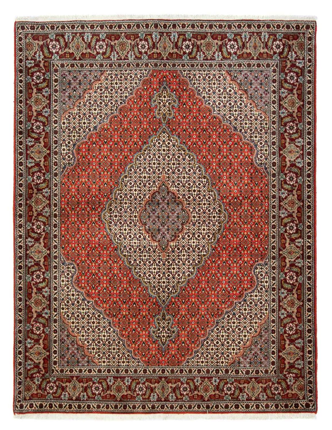Perserteppich - Täbriz 200 x 150 cm - dunkelrot