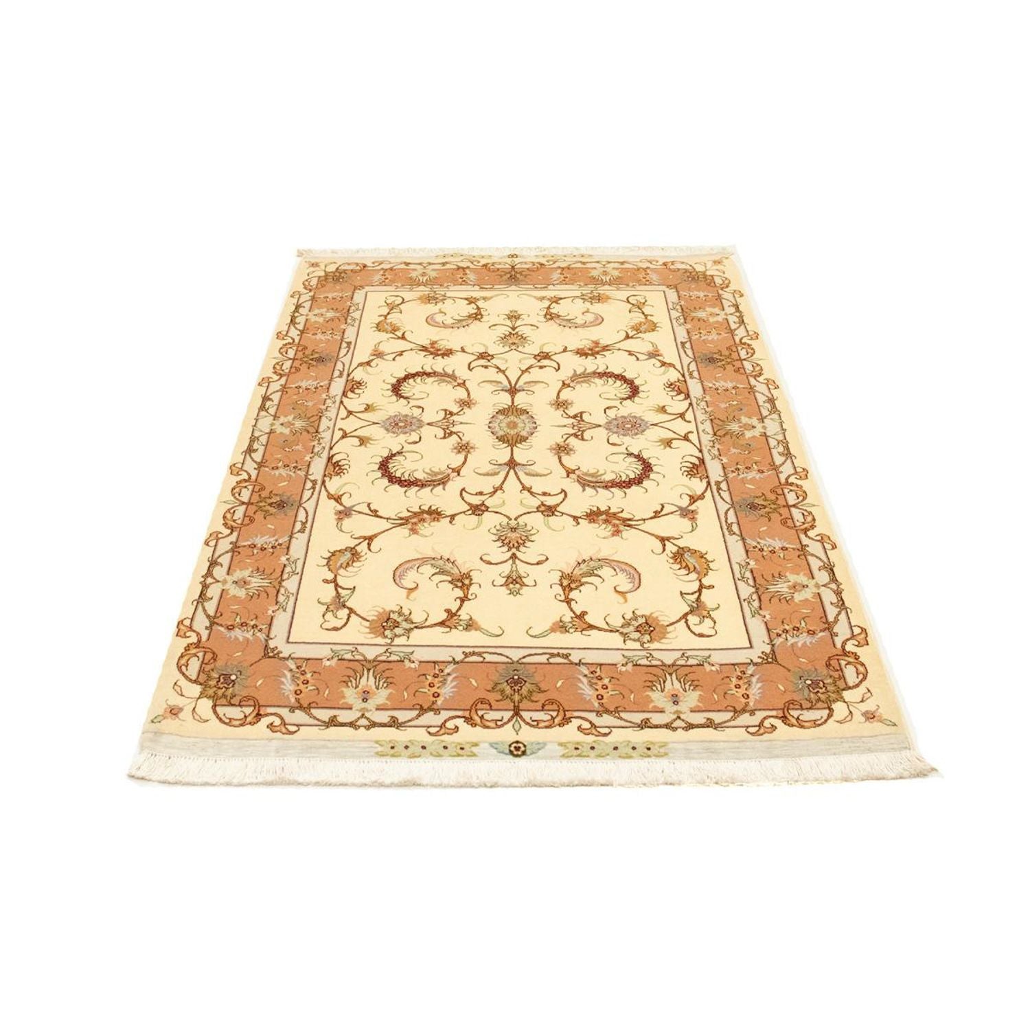 Tapis persan - Tabriz - Royal - 162 x 103 cm - beige