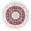 Tapis persan - Nain ronde  - 300 x 300 cm - rouge foncé
