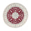 Tapis persan - Nain ronde  - 250 x 250 cm - rouge foncé