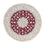 Tapis persan - Nain ronde  - 250 x 250 cm - rouge foncé