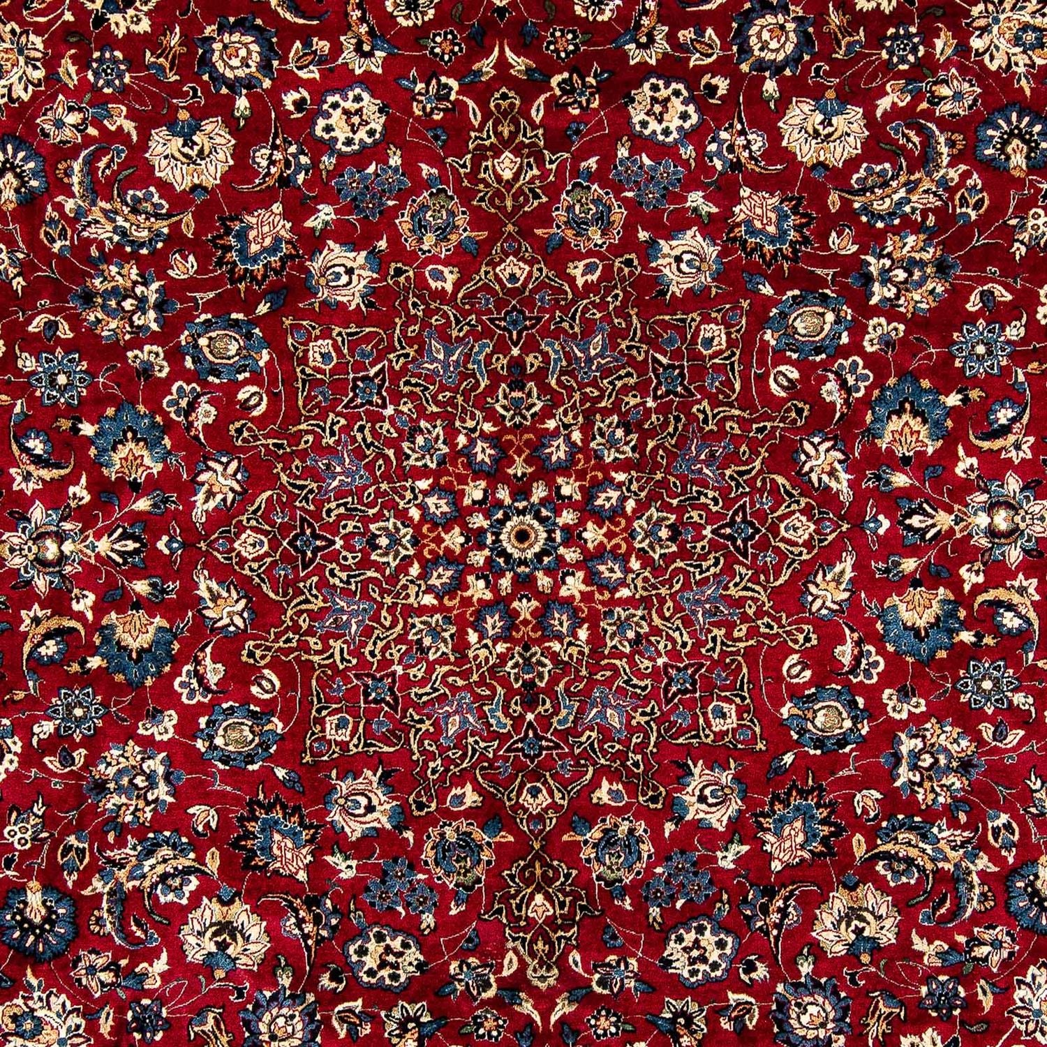 Tapis persan - Classique - 380 x 307 cm - rouge foncé