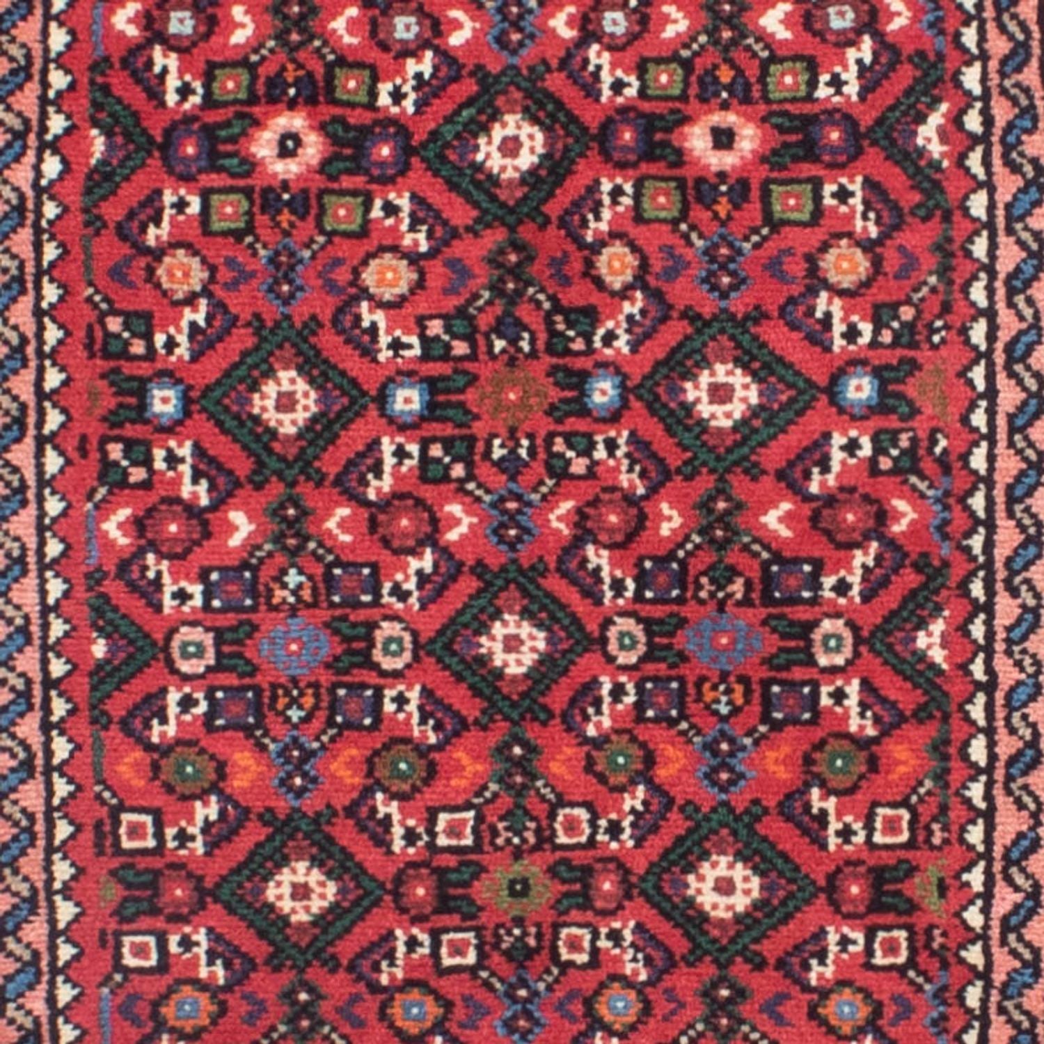 Tapis de couloir Tapis persan - Nomadic - 285 x 78 cm - rouge