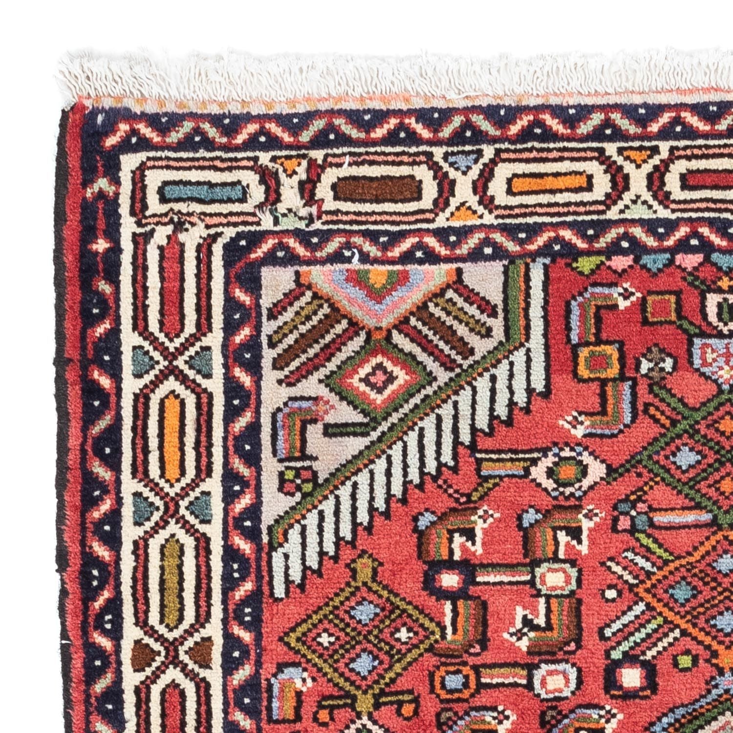 Perserteppich - Nomadic 125 x 80 cm - rot