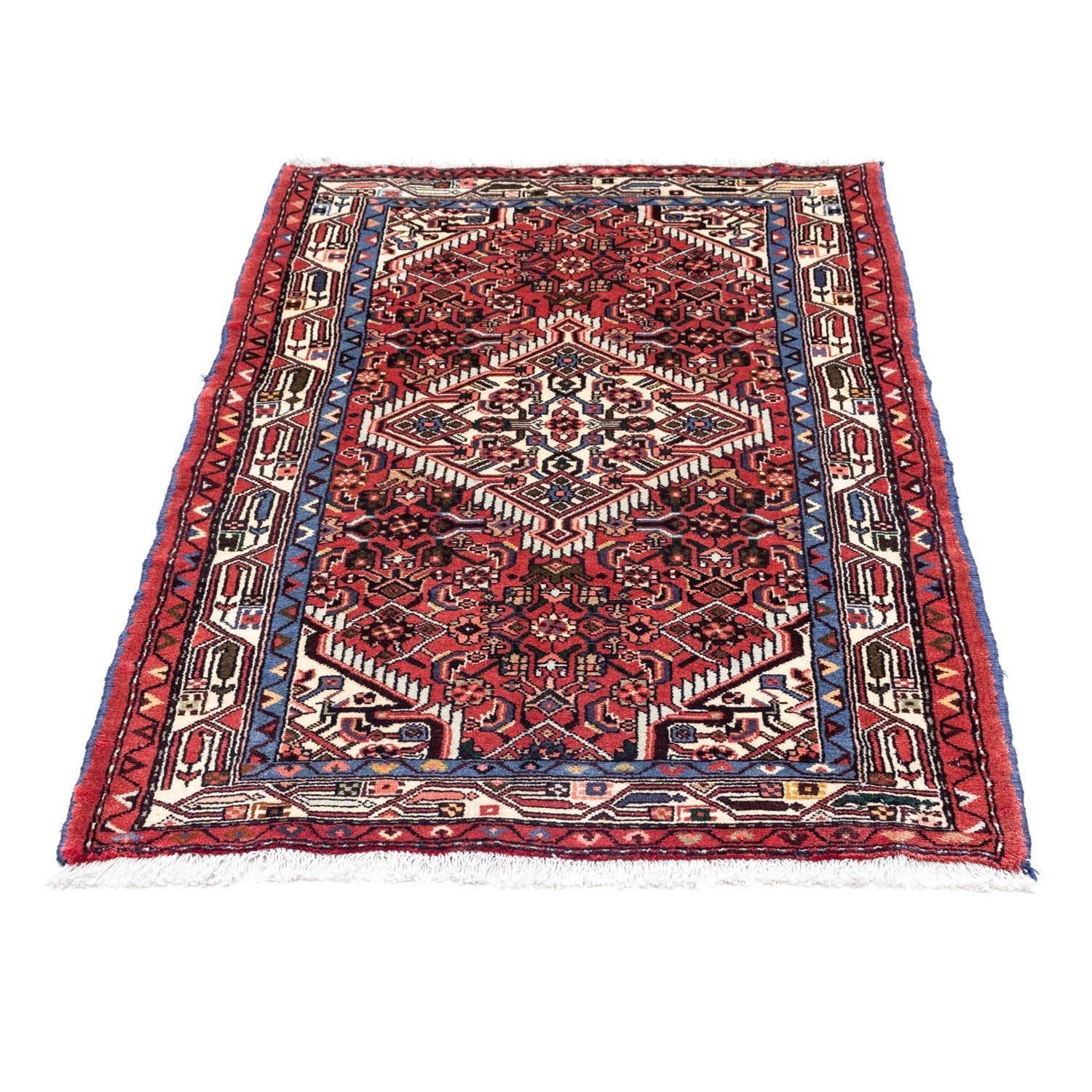 Tapis persan - Nomadic - 125 x 80 cm - rouge clair
