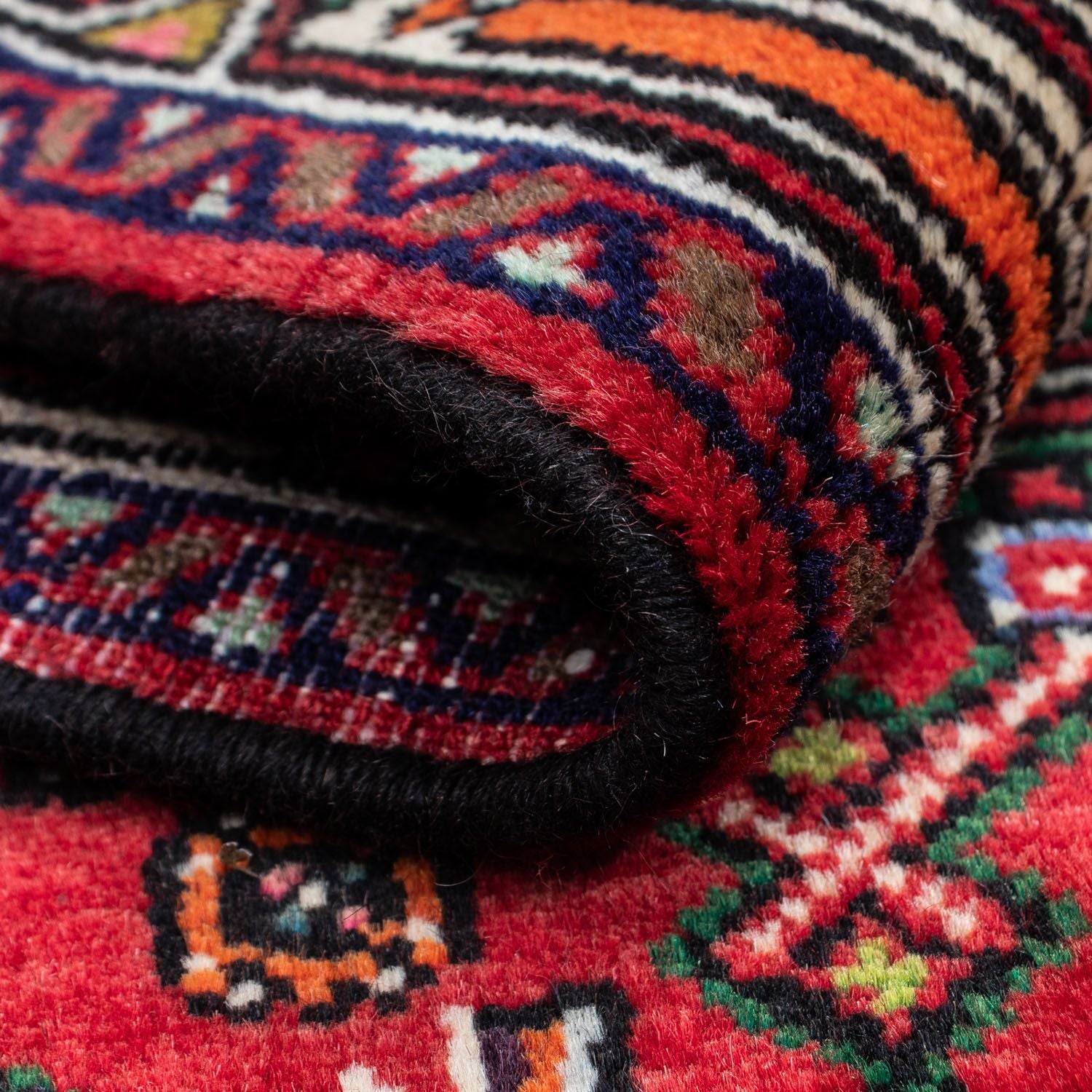 Tapis persan - Nomadic - 125 x 80 cm - rouge