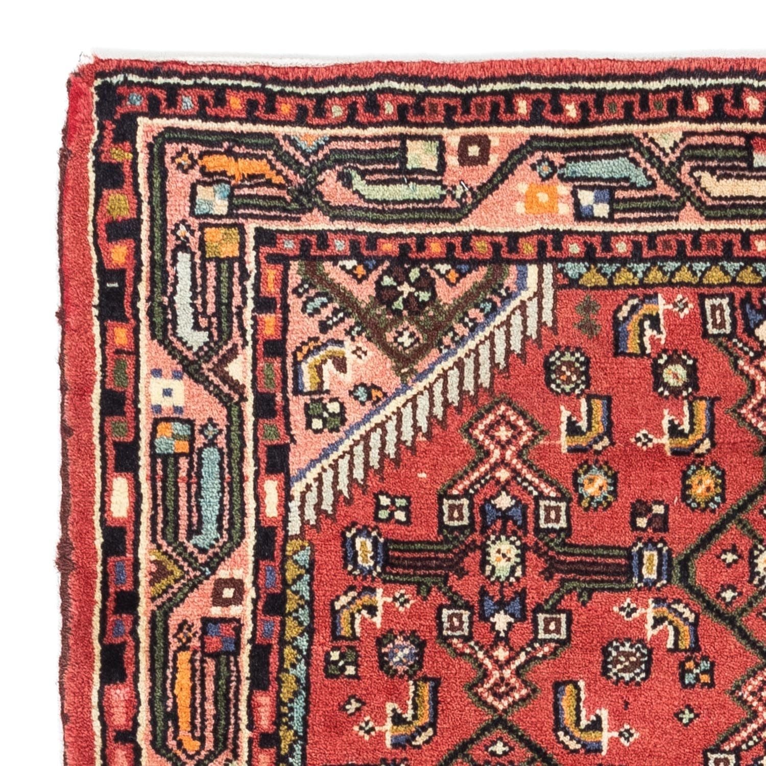 Tapis persan - Nomadic - 125 x 80 cm - rouge