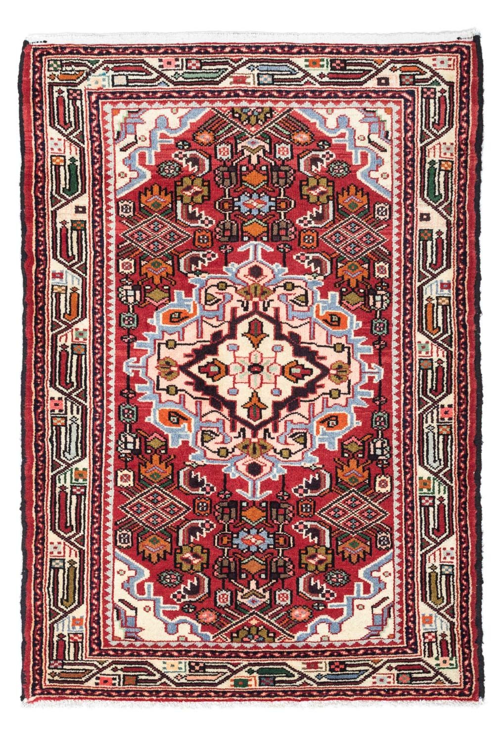 Perserteppich - Nomadic 125 x 80 cm - rot