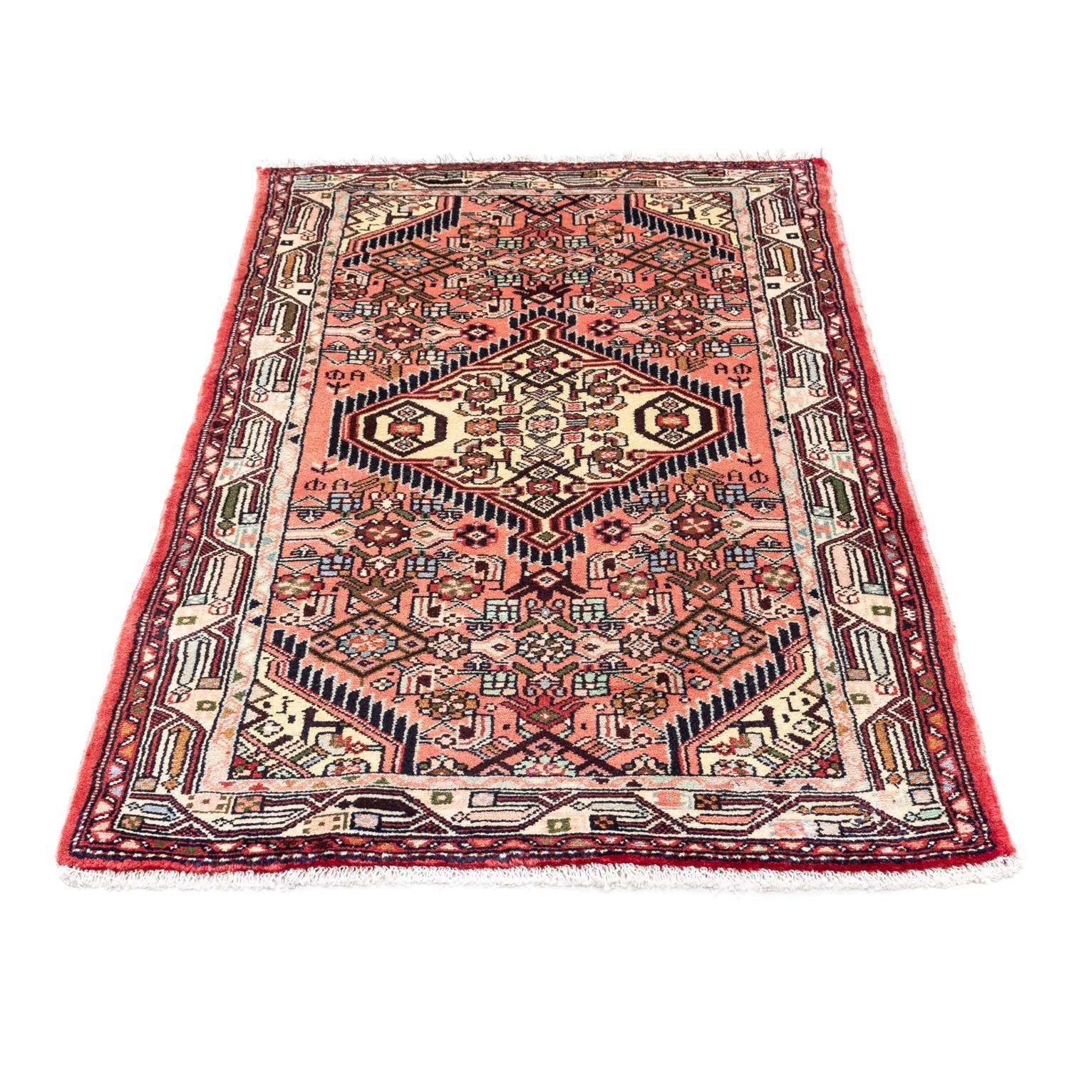 Tapis persan - Nomadic - 125 x 80 cm - rouge clair