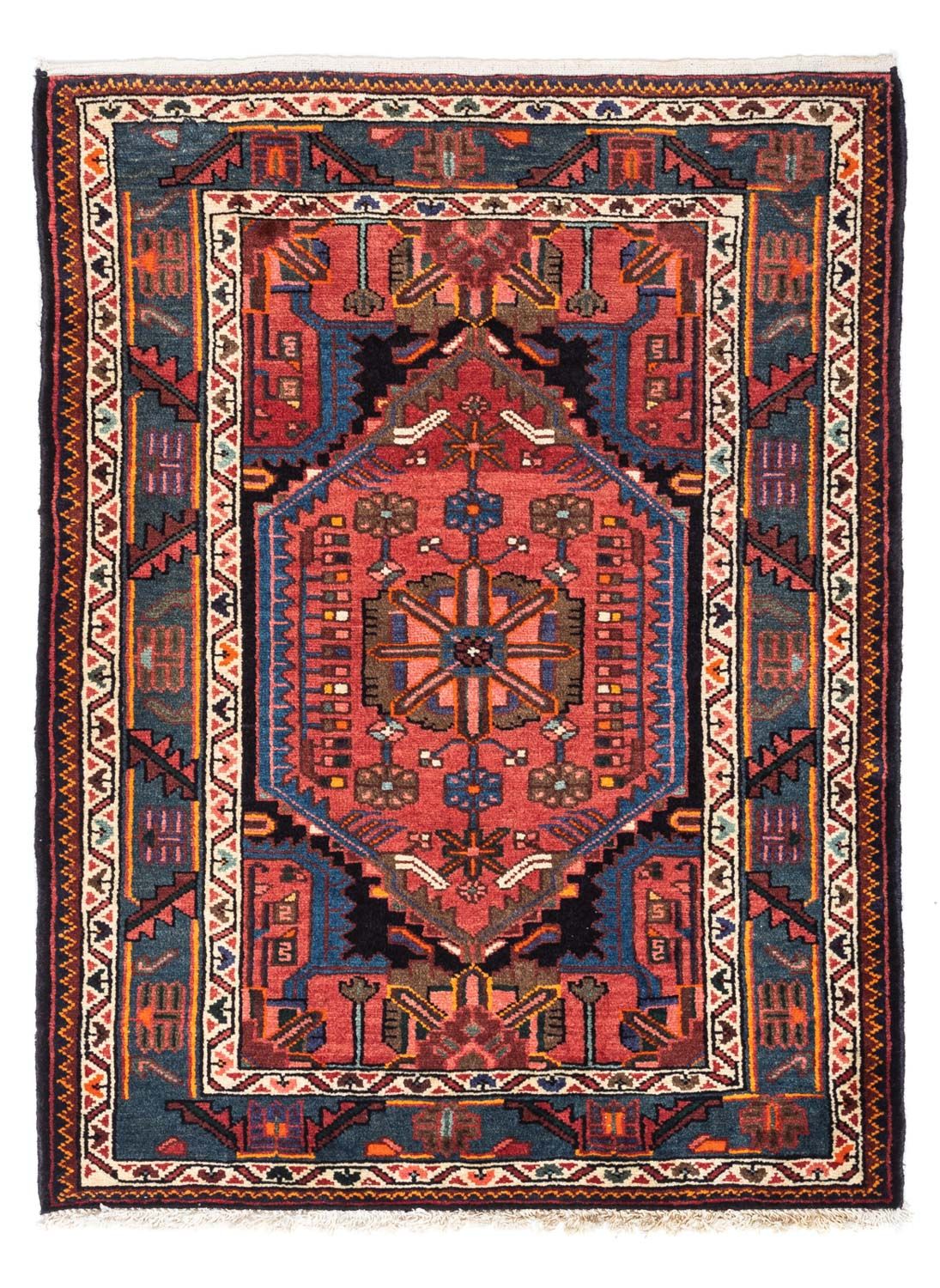 Perserteppich - Nomadic 118 x 83 cm - hellrot