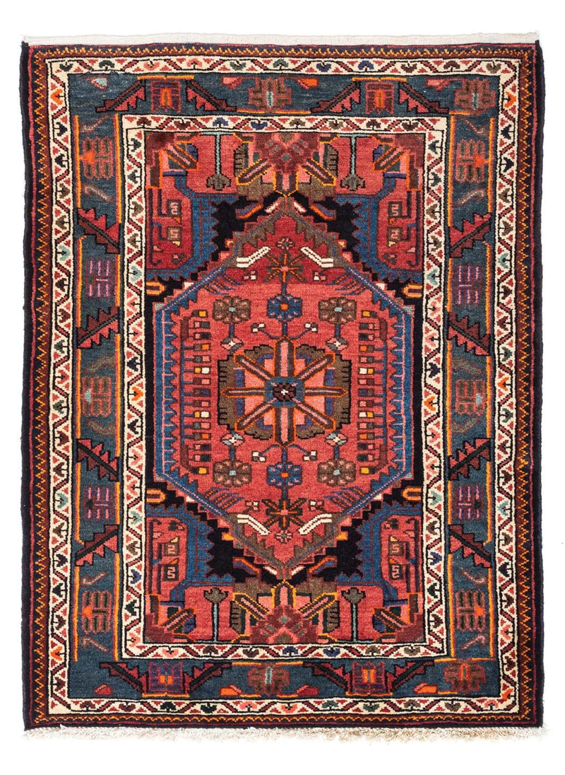 Perserteppich - Nomadic 118 x 83 cm - hellrot