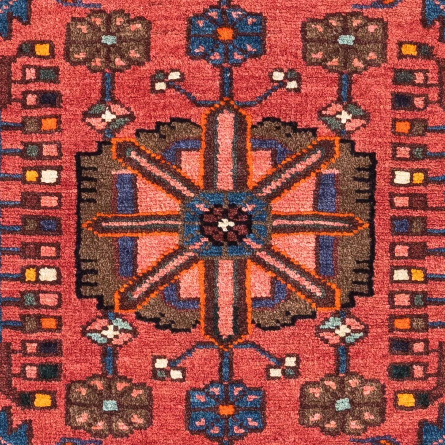 Perserteppich - Nomadic 118 x 83 cm - hellrot