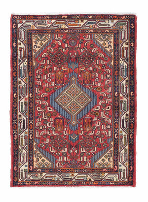 Tapis persan - Nomadic - 125 x 80 cm - rouge