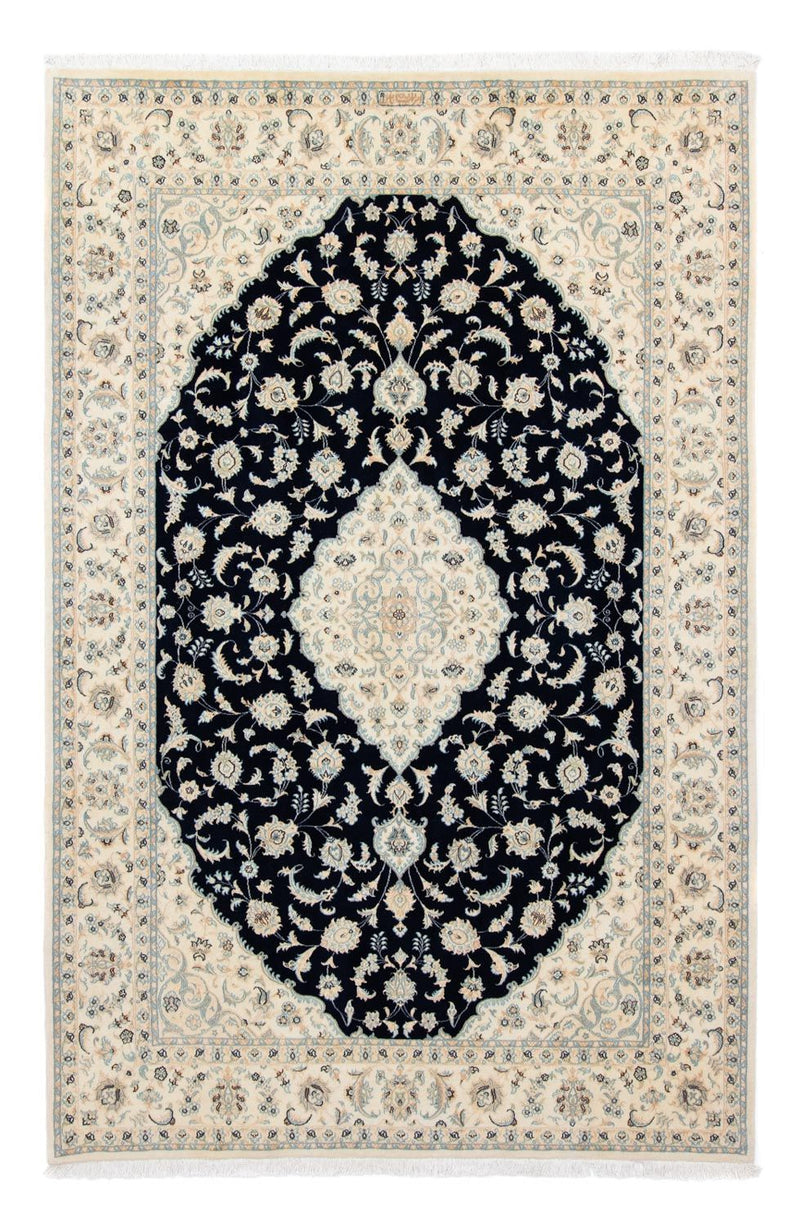 Tapis persan - Nain - Royal - 300 x 204 cm - noir