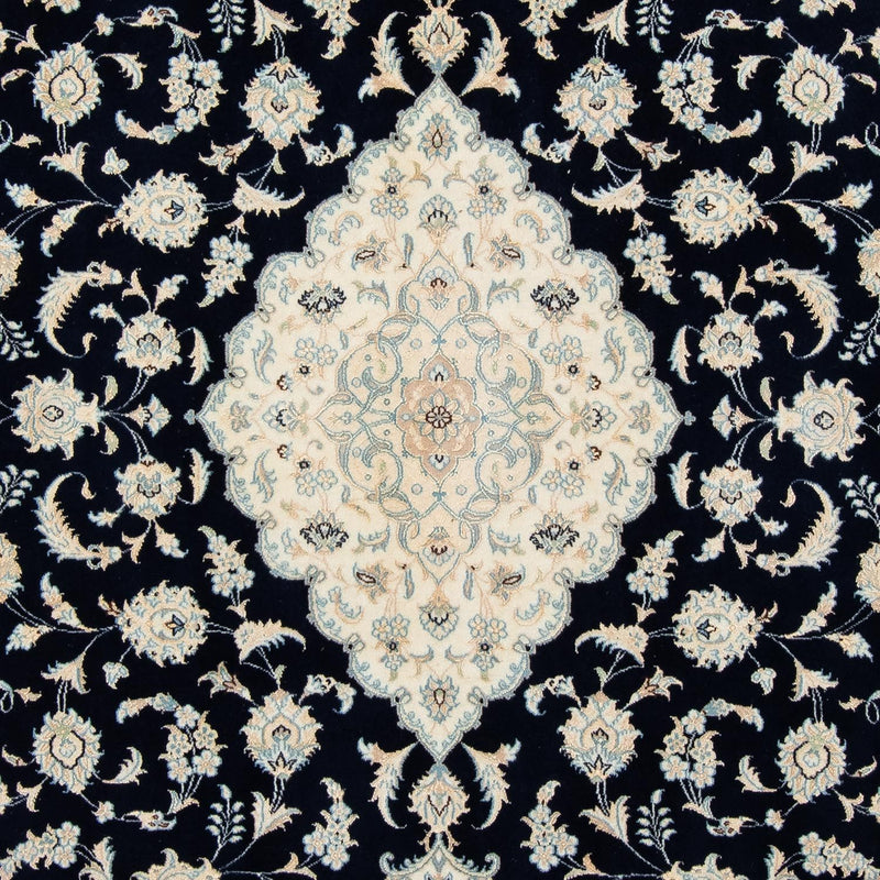 Tapis persan - Nain - Royal - 300 x 204 cm - noir