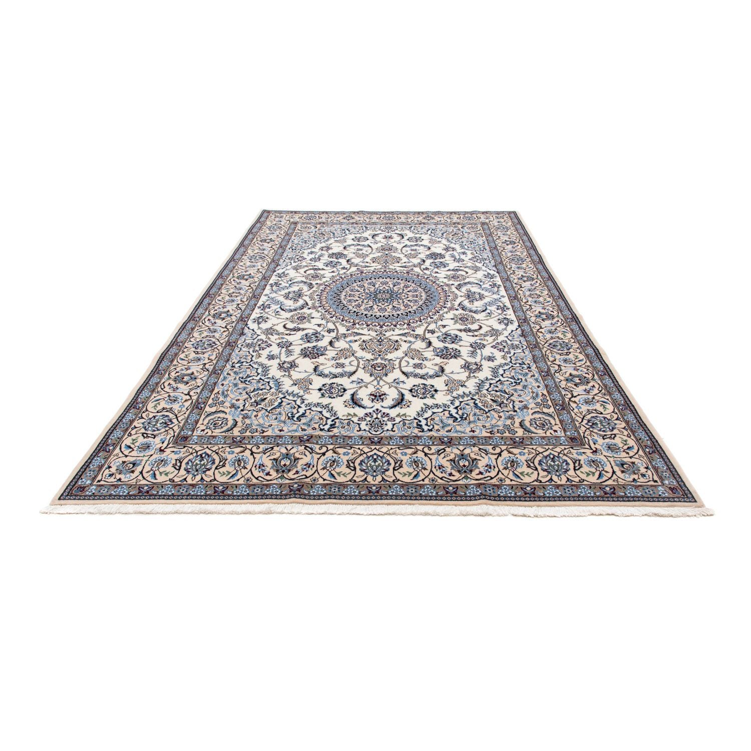 Tapis persan - Nain - Royal - 297 x 202 cm - beige