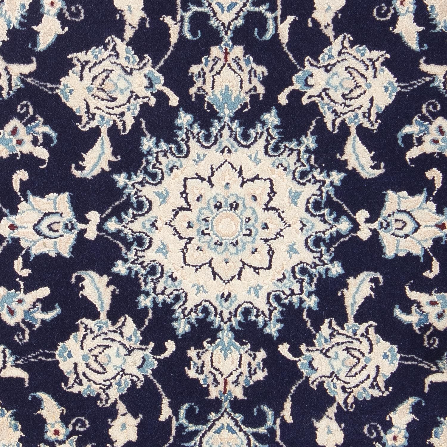 Tapis persan - Nain - Royal - 85 x 58 cm - bleu foncé