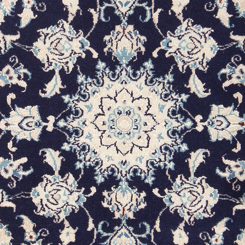 Tapis persan - Nain - Royal - 85 x 58 cm - bleu foncé